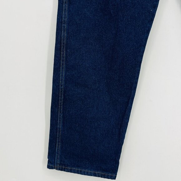 NEW Rustler Men’s Heavyweight Denim Jeans 40X30 Regular Fit Straight Leg Navy - Picture 10 of 11